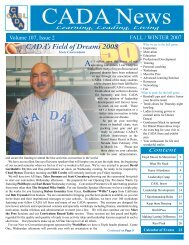 Volume 107, Issue 2 - CADA