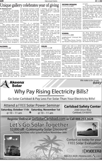 The Coast News (Page 1)