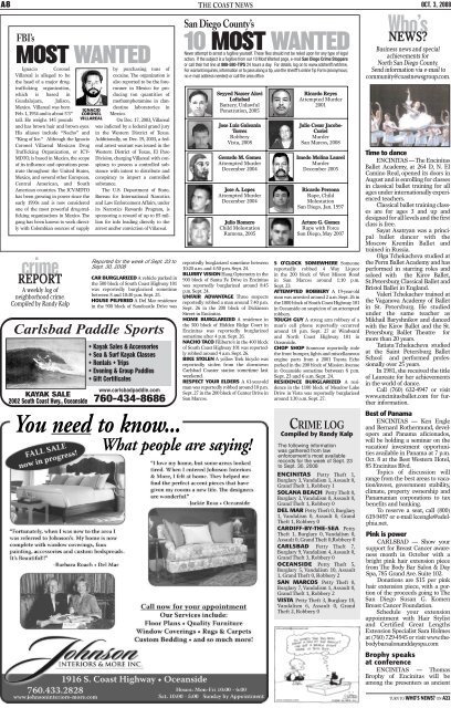 The Coast News (Page 1)