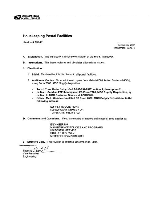 MS47 Housekeeping Postal Facilites.pdf Local 300 National