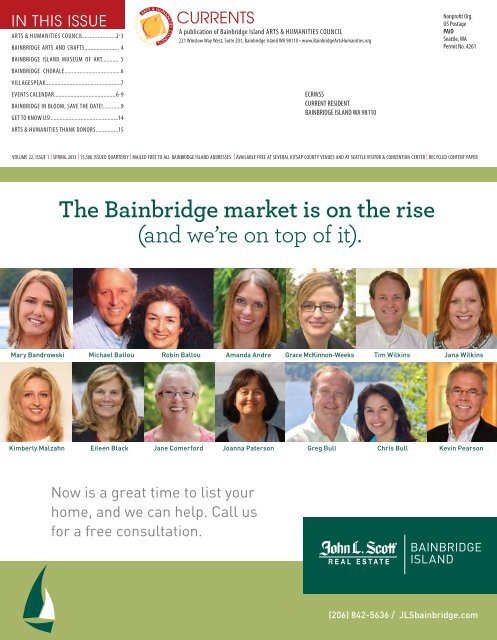 Spring 2013 edition - Bainbridge Island Arts & Humanities Council