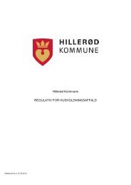 Regulativ for husholdningsaffald - Hillerød Forsyning