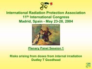 May 23-28, 2004 - IRPA - International Radiation Protection ...