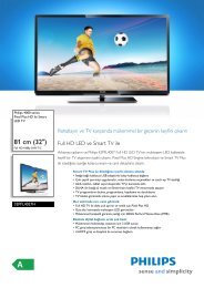 32PFL4027H/12 Philips Pixel Plus HD ile Smart LED TV