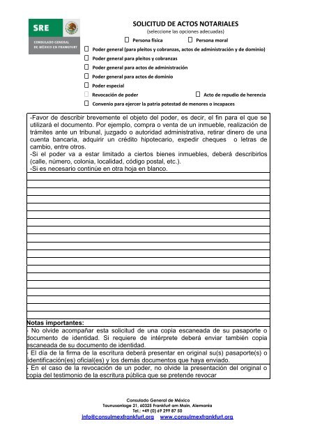 Poder Notarial Para Actos De Dominio Ejemplo - Ejemplo 