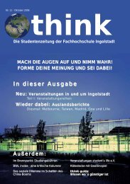 In dieser Ausgabe - think