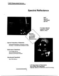 Spectral Reflectance - Physical Measurement Laboratory - National ...