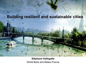 Planning for urban resilience in a context of uncertainty ... - CMI