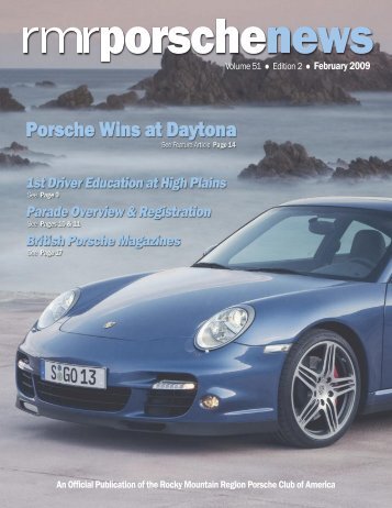 Editor's Note - Rocky Mountain Region Porsche Club - Porsche Club ...