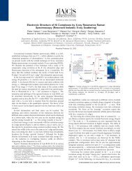 Electronic Structure of Ni Complexes by X-ray Resonance Raman ...