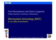 Microsystem technology (MST) - Geert's pages