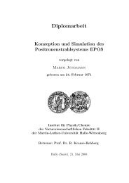 Konzeption und Simulation des Positronenstrahlsystems EPOS