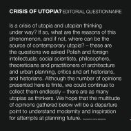 is a crisis of utopia and utopian thinking under way? if ... - Autoportret