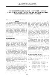 IMPLEMENTATION OF MATRIX CONVERTER CONTROL CIRCUIT ...