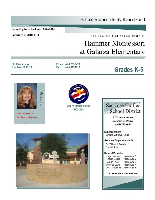 Hammer Montessori at Galarza Elementary