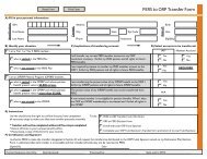 PERS to ORP Transfer Form - University of Oregon Human Resources