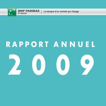 rapport annuel 2009 2 - BNP Paribas