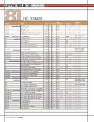 Jämför 81 olika ITIL-kurser (pdf) - CIO Sweden