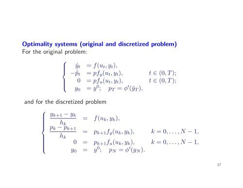 Numerical analysis of time discretization of optimal control problems