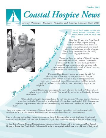 Coastal Hospice News