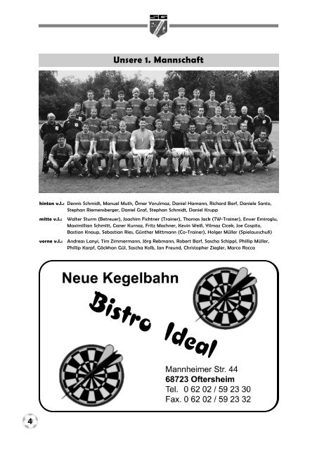 Landesliga Rhein-Neckar - Saison 2009 / 2010