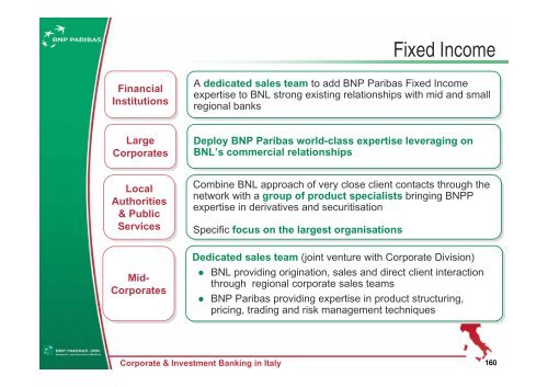 Italy: Developing our Second Home Market - BNP Paribas