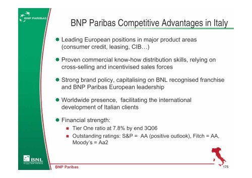 Italy: Developing our Second Home Market - BNP Paribas