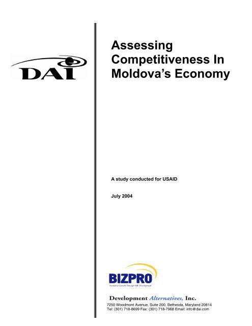 Assessing Competitiveness In Moldova's Economy - Economic Growth