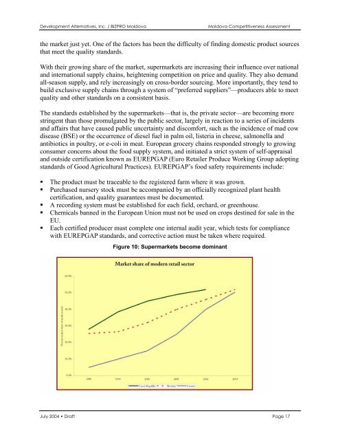 Assessing Competitiveness In Moldova's Economy - Economic Growth