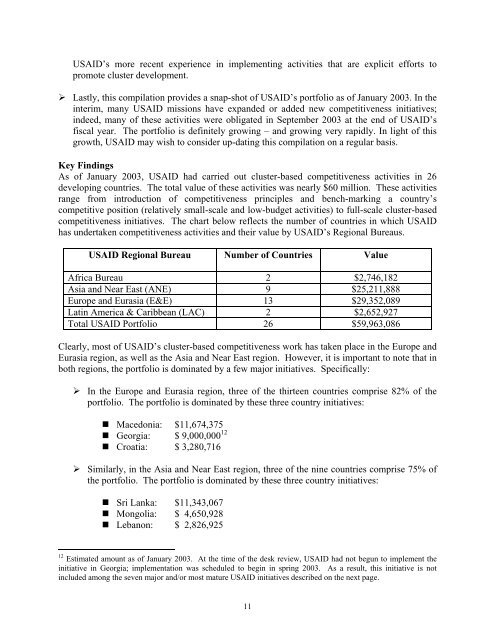 Promoting Competitiveness in Practice - Economic Growth - usaid