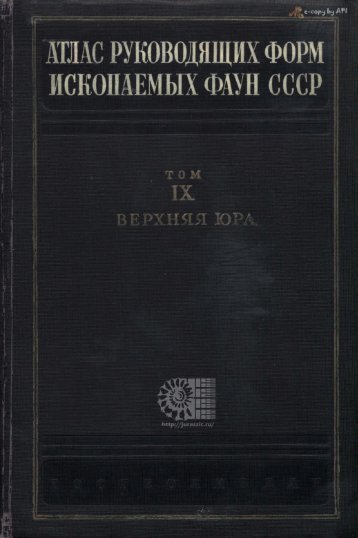 атлас руководящих форм ископаемых фаун ссср