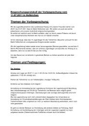 Besprechungsprotokoll Vorbesprechung - KreisFeuerwehrVerband ...