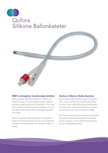 Qufora Silikone Ballonkateter - MBH International