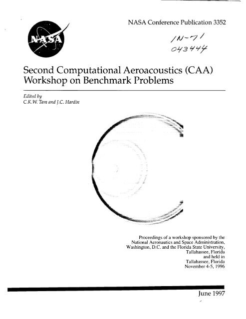 Second Computational Aeroacoustics (CAA) Workshop on ...