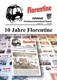 Florentine Ausgabe 42 - KreisFeuerwehrVerband Passau