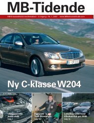 Ny C-klasse W204 Ny C-klasse W204 - MB Entusiastklubb