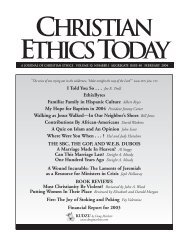 Issue 048 PDF Version - Christian Ethics Today