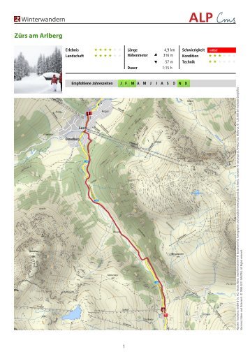 Winterwandern Zürs am Arlberg