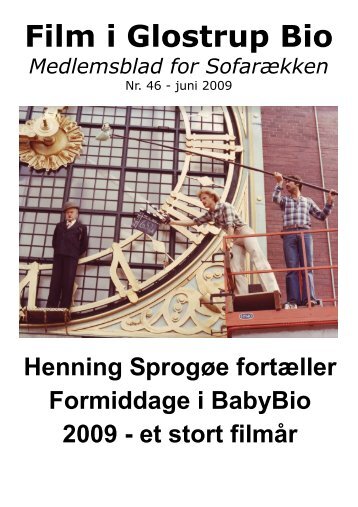 Henning Sprogøe fortæller. / Formiddage i Baby Bio. - Glostrup Bio