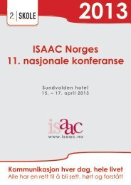 ISAAC Norges 11. nasjonale konferanse