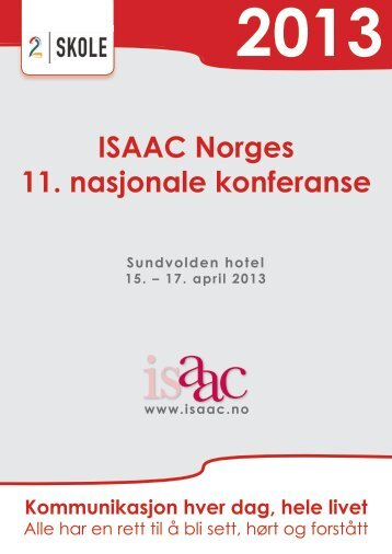 ISAAC Norges 11. nasjonale konferanse