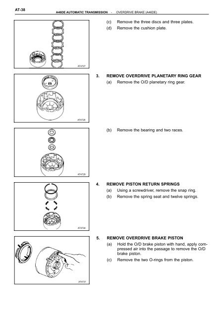 SERVICE SPECIFICATIONS