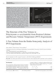 The Structure of the Free Volume in Poly(styrene-co-acrylonitrile ...