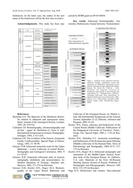 in Jurassic and Cretaceous Stratigraphy