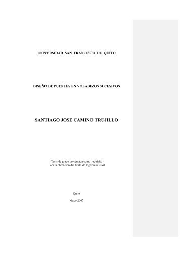 SANTIAGO JOSE CAMINO TRUJILLO - Repositorio Digital USFQ ...