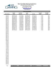 New York State Gaming Commission - New York Lottery - New York ...