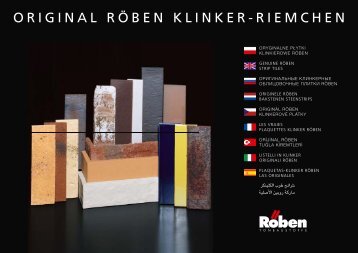 Riemchen international Mai 2013.pdf - Röben Tonbaustoffe GmbH