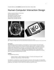 Human-Computer Interaction Design - Eli Blevis - Indiana University