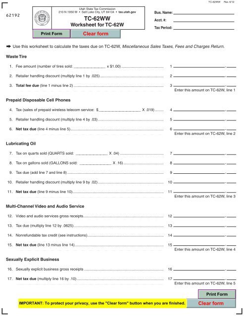 Utah State Tax Commission Renters Rebate