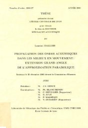 thèse réfrigérateur thermoacoustique - Centre Acoustique - École